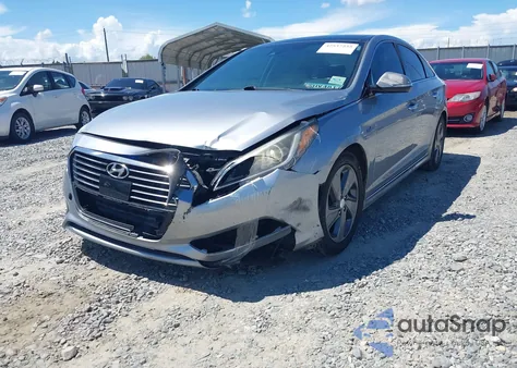 2016 Hyundai Sonata Hybrid Limited z USA, uszkodzony, nr VIN KMHE34L10GA008611